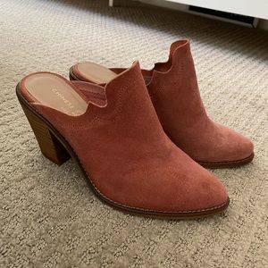 Chinese Laundry Block Heel Mule, Orange Clay, 6